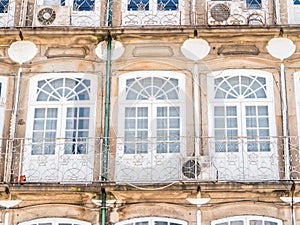 Historical center in Guimaraes, Portugal