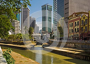 The historical center of Kuala Lumpur
