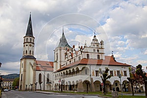 Historical center of Levoca - square, Slovakia