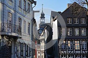 The historical center of the medieval town of Monschau