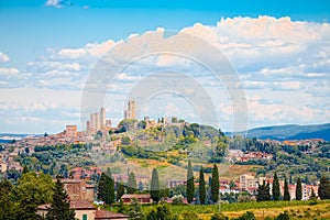 Historical center of the medieval village of San Gimignano