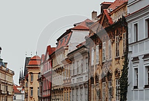 The historical center of Prague