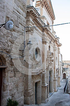 Historical center of Ragusa Ibla in Sicily