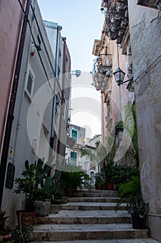 Historical center of Ragusa Ibla in Sicily