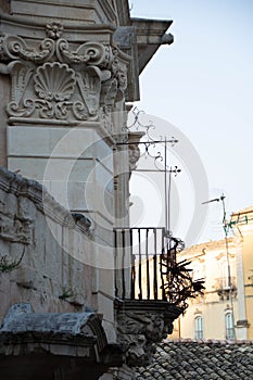 Historical center of Ragusa Ibla in Sicily