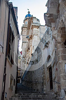 Historical center of Ragusa Ibla in Sicily