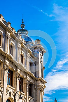 The historical center of the Valencia city, Spain