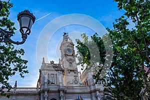 The historical center of the Valencia city, Spain