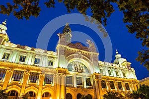 The historical center of the Valencia city, Spain