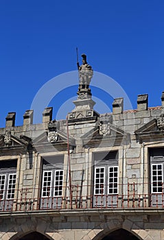 Historical centre of Guimaraes, Minho Region, Northern Portugal. UNESCO World Heritage site.