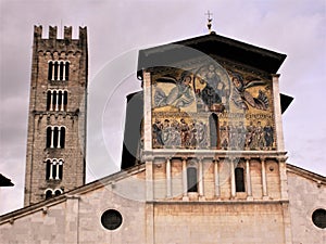 Lucca Tuscany  ancient church san frediano