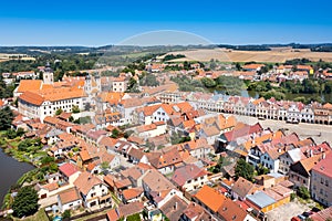 Historical centre of Telc town UNESCO, Vysocina district, Czech republic, Europe