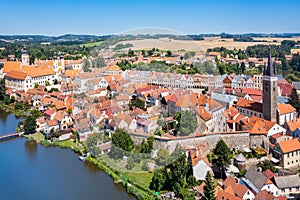 Historical centre of Telc town UNESCO, Vysocina district, Czech republic, Europe