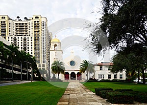 Historical Church in Downtown West Palm Beach, Florida