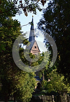 Historical Church in the Old Town of Ilsenburg in the Harz Mountains, Saxony - Anhalt photo