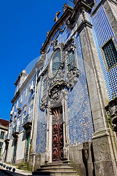 Historical Church of Ordem do TerÃÂ§o built in 1759 in Porto city