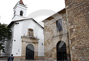 Historical Church of San Francisco built on the XVI century located at La Candelaria neighborhood in Bogota city center photo
