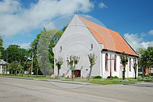 Historical church in small town