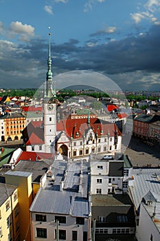 Historical church on square