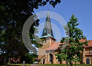 Historical Church in the Town Schwarmstedt, Lower Saxony