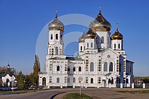 Historical church in the village Novodonetskaya