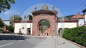 Historical city gate in Germany