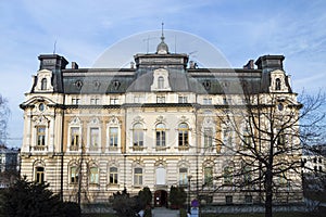 Historical City Hall Building, Nowy Sacz, Poland, Europe photo