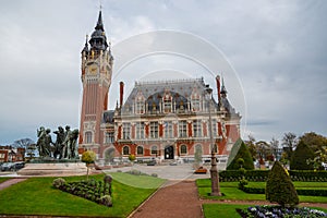 Historical City hall of Calais, France
