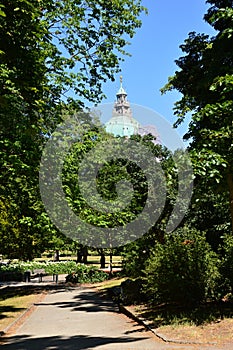 Historical City Hall in Hannover, The Capital City of Lower Saxony