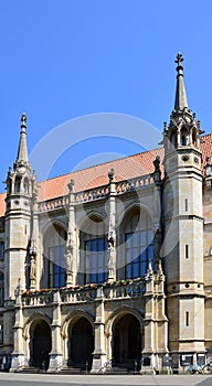 Historical City Hall in the Old Town of Braunschweig, Lower Saxony