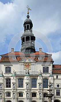 Historical City Hall in the Old Town of Lueneburg, Lower Saxony