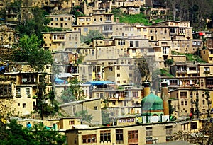 Landscape of Masouleh or Masuleh , Gilan , Iran photo