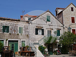 The historical city stari Grad in Croatia