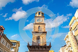 Historical Clock Tower in Canakkale