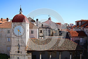 Clock Tower in Trogir, Croatia
