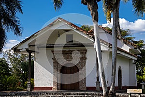 The historical colonial Chapel of Our Lady of Conception or El Overo Chapel one of the National Monuments of Colombia photo