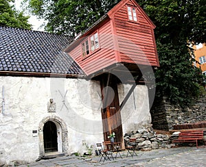 Historical constructions at Bergen photo