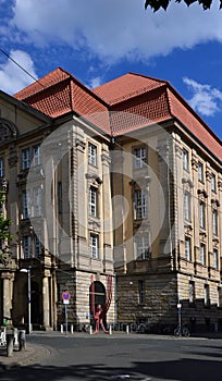 Historical Court House in Hannover, the Capital City of Lower Saxony