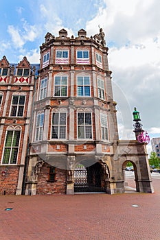 Historical devil house in Arnhem, Netherlands