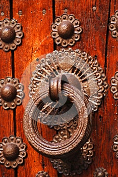 Historical door detail photo