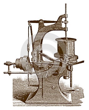 Historical double seaming machine