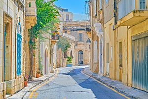 The historical edifices in Mosta, Malta