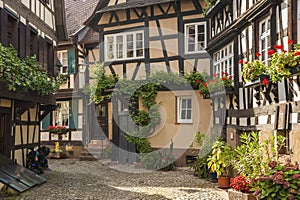 The historical Engelgasse in the old town of Gengenbach photo