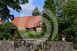 Historical Farm in the Village Undeloh, Lower Saxony