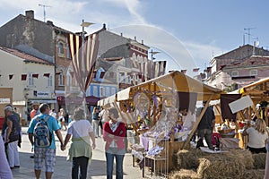 Historical Festival Giostra in Porec, Croatia.