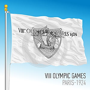 Historical flag of the Paris Olympic Games 1924