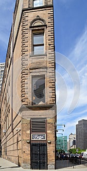 Historical Flat Building in Downtown Detroit, Michigan