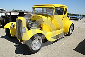 Historical 1928 Ford on display