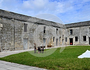 Historical Fort in the Old Town of St. Augustine, Florida