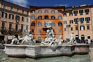 Historical Fountain in Rome